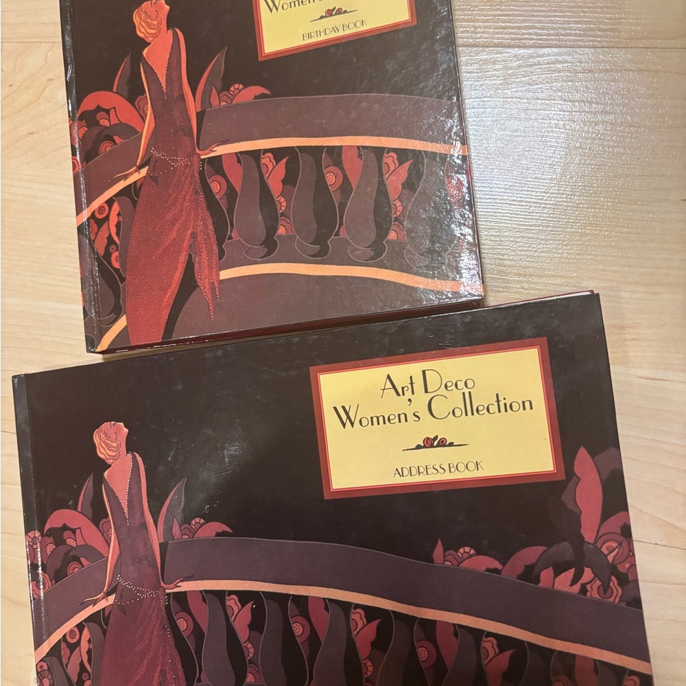 Art Deco Women's Collection Address Book and Diary